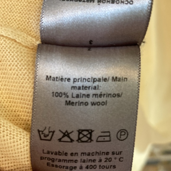 Zadig & Voltaire gaby heart intarsia 100% merino wool heart sweater, Women’s L - Picture 8 of 8